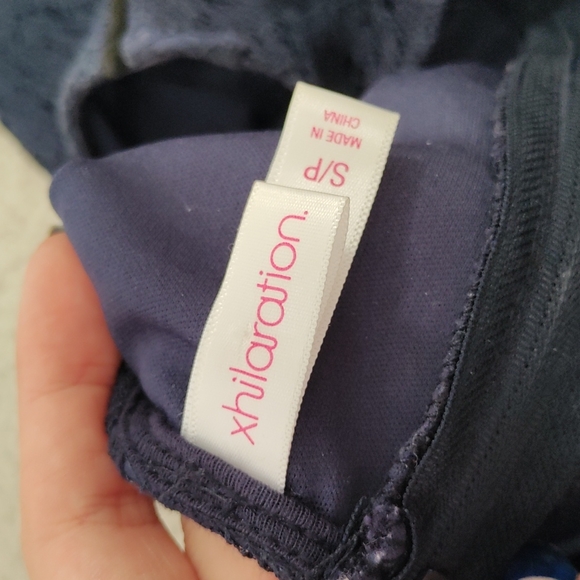 Xhilaration Navy Lace Peplum Dress - Picture 5 of 7